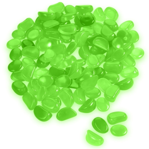 Garden Luminous Glowing Stone Glow In The Dark Pebbles