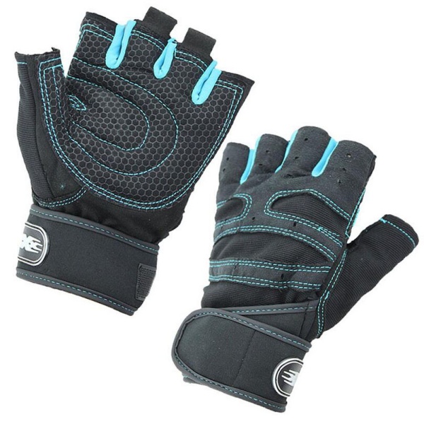 Men's Half Finger Fitness Gloves with Silicone Pads
