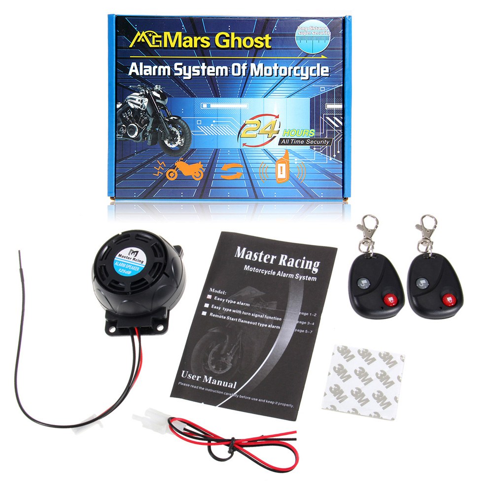 Motorcycle Remote Control Alarm System
