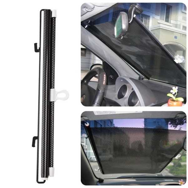 Universal Retractable Car Windshield Sun Shade Curtain
