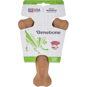 Benebone Wishbone Durable Dog Chew Toy for Aggressive Chewers