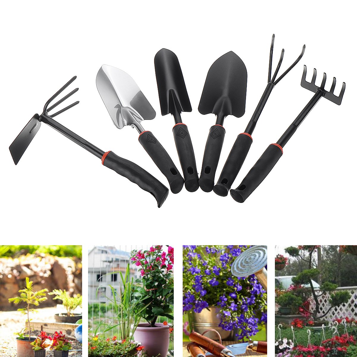 Durable Steel Hand Weeding Fork Transplanting Digging Tool
