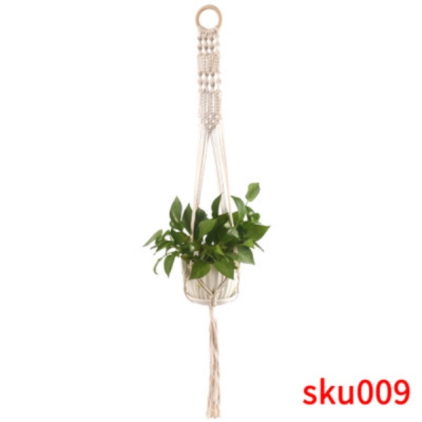 Handmade Macrame Plant Hanger For Wall Decoration