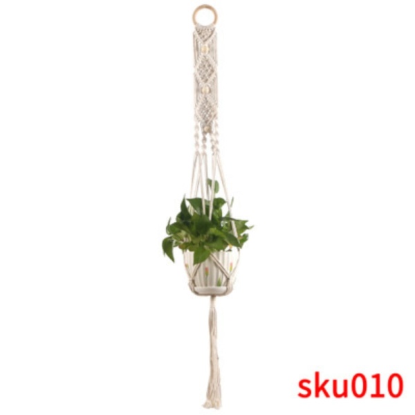 Handmade Macrame Plant Hanger For Wall Decoration