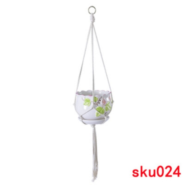 Handmade Macrame Plant Hanger For Wall Decoration