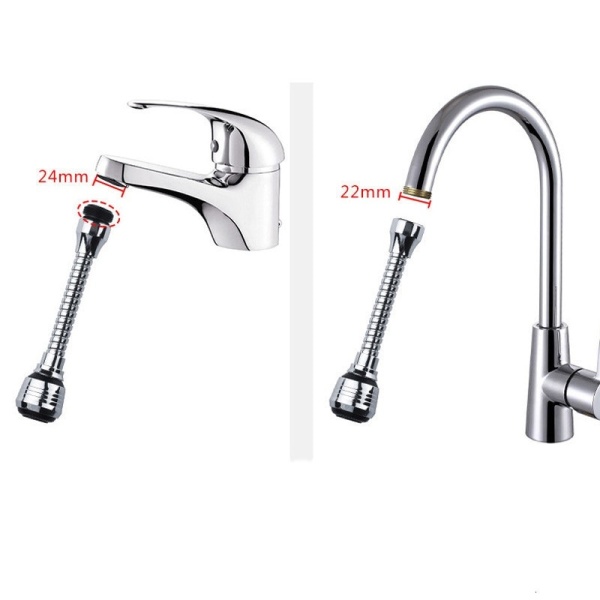 360 Rotatable Bubbler High Pressure Nozzle Filter Tap Adapter