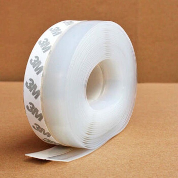Floor Stickers Transparent Windproof Silicone Sealing Strip Bar