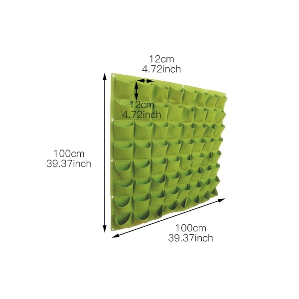 Wall Hanging Planting Bags Green Grow Vertical Garden